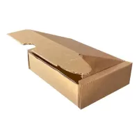 Çift Oluklu Kilitli Karton Kutu 22,5x12x8 cm. Çift Oluklu Kilitli Karton Kutu 22,5x12x8 cm.