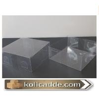 Asetat Kapaklı Asetat Kutu 9x9x5 cm Asetat Kapaklı Asetat Kutu 9x9x5 cm