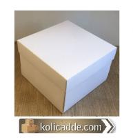 Komple Karton Beyaz Kutu 15x15x10 cm