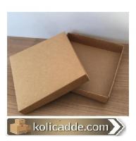 Komple Karton Kutu Kraft 15x15x3 cm Komple Karton Kutu Kraft 15x15x3 cm