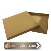 Komple Karton Kutu Kraft 25x25x5 cm