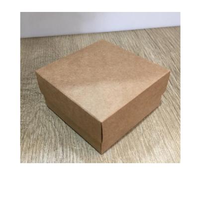 Karton Kapaklı Kraft Kutu 10x10x5 cm-KoliCadde