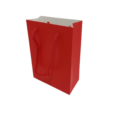 Kırmızı Karton Çanta 10x14x5 cm.-KoliCadde