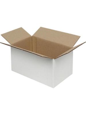 Tek Oluklu Beyaz Karton Kutu 10x6x5 cm.-KoliCadde