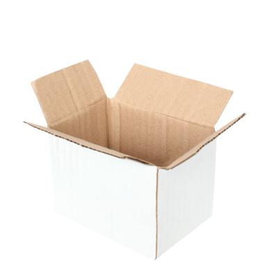 Tek Oluklu Beyaz Karton Kutu 10x7x7 cm-KoliCadde