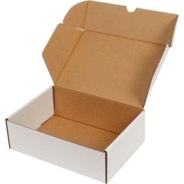 Kilitli Beyaz Kutu 15x13x5 cm.