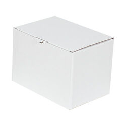 Kilitli Beyaz Karton Kutu 18x13x15,5 cm.-KoliCadde