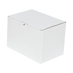 Kilitli Beyaz Karton Kutu 18x13x15,5 cm.