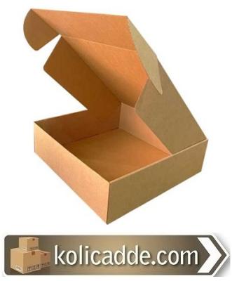 Kilitli Kraft Kutu 25x16x12 cm.-KoliCadde