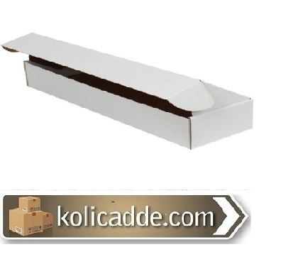 Kilitli Beyaz Kutu 35x10x7 cm-KoliCadde