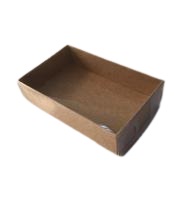 Asetat Kapaklı Kraft Kutu 8x5x2 cm-KoliCadde