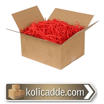 Kağıt Dolgu Malzemesi 1 kilo Kırmızı-KoliCadde