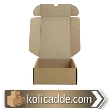 Kilitli Kraft Kutu 12,3x12,3x4,7 cm.