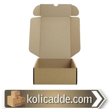 Kilitli Kraft Kutu 12,3x12,3x4,7 cm.-KoliCadde