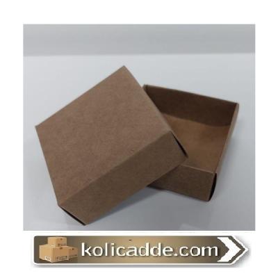 Kraft Komple Karton Kutu 5x5x2.2 cm-KoliCadde