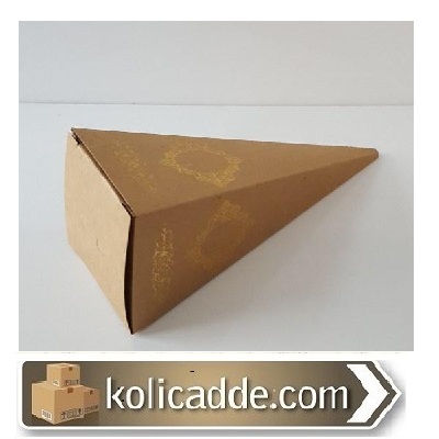 Mevlüt Şekeri Kutusu Gold Desenli 6x6x15.5 cm-KoliCadde