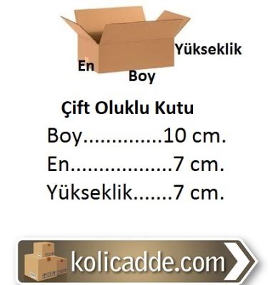 Çift Oluklu Koli 10x7x7 cm.